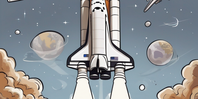 Space Shuttle Columbia hebt ab